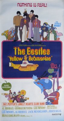 Yellow Submarine movie poster (1968) mouse pad