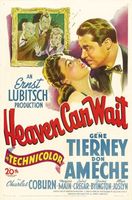 Heaven Can Wait movie poster (1943) t-shirt #MOV_54c9d4b9