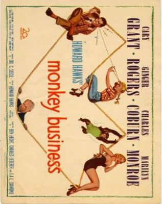 Monkey Business movie poster (1952) Longsleeve T-shirt