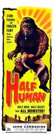 Half Human movie poster (1958) hoodie #716425