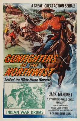 Gunfighters of the Northwest movie poster (1954) calendar