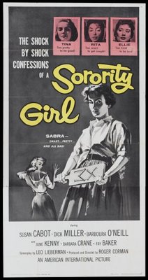 Sorority Girl movie poster (1957) tote bag