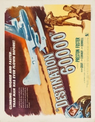Destination 60,000 movie poster (1957) Sweatshirt