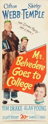 Mr. Belvedere Goes to College movie poster (1949) hoodie