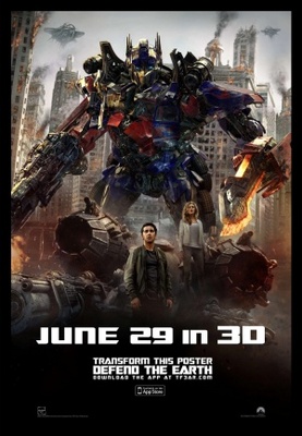 Transformers: Dark of the Moon movie poster (2011) tote bag