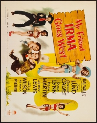 My Friend Irma Goes West movie poster (1950) poster