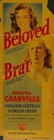 The Beloved Brat movie poster (1938) hoodie #712617