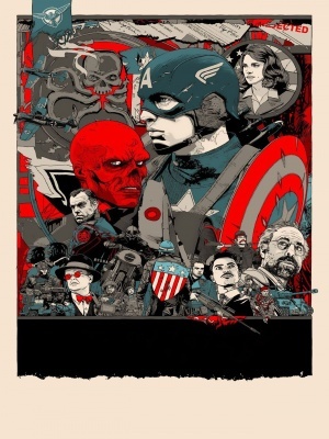 Captain America: The First Avenger movie poster (2011) mouse pad