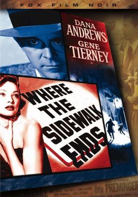 Where the Sidewalk Ends movie poster (1950) Poster MOV_58337b5b