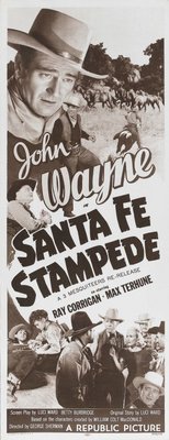 Santa Fe Stampede movie poster (1938) poster