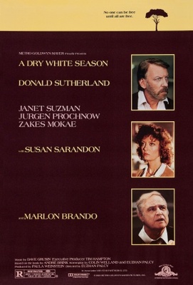 A Dry White Season movie poster (1989) calendar