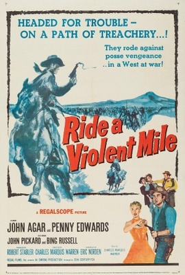 Ride a Violent Mile movie poster (1957) calendar