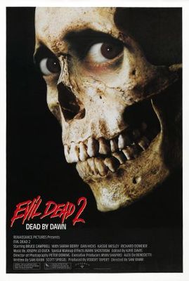 Evil Dead II movie poster (1987) tote bag