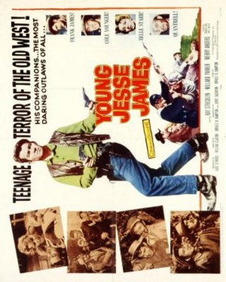 Young Jesse James movie poster (1960) mug