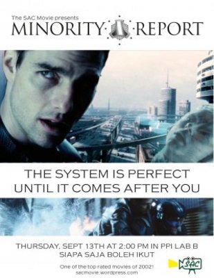 Minority Report movie poster (2002) Poster MOV_58b05bf4