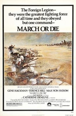 March or Die movie poster (1977) Mouse Pad MOV_58ecf2fe