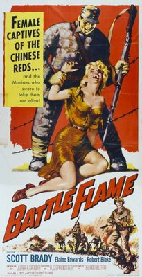 Battle Flame movie poster (1959) mouse pad