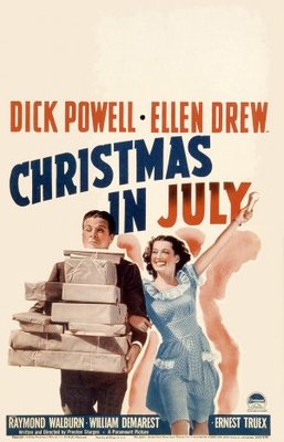 Christmas in July movie poster (1940) hoodie