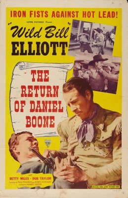 The Return of Daniel Boone movie poster (1941) poster