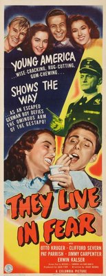 They Live in Fear movie poster (1944) tote bag #MOV_5a37da93