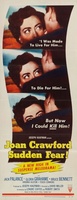 Sudden Fear movie poster (1952) Longsleeve T-shirt #717393