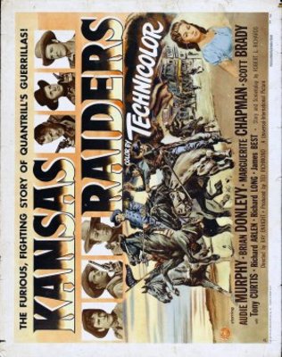 Kansas Raiders movie poster (1950) calendar
