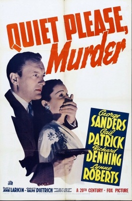 Quiet Please: Murder movie poster (1942) mouse pad