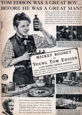 Young Tom Edison movie poster (1940) mug