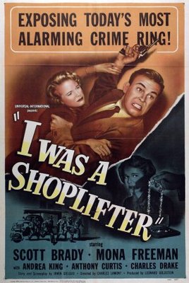 I Was a Shoplifter movie poster (1950) calendar