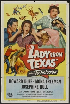 The Lady from Texas movie poster (1951) Mouse Pad MOV_5b33e13a