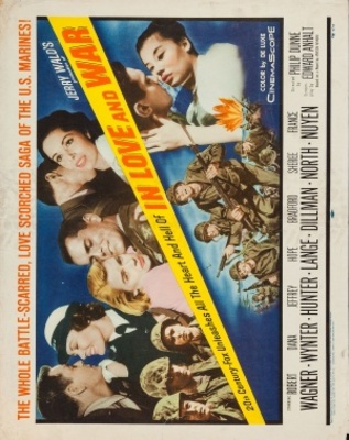 In Love and War movie poster (1958) mug