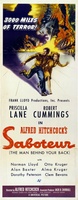 Saboteur movie poster (1942) t-shirt #MOV_5ba1d63e