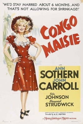 Congo Maisie movie poster (1940) mouse pad