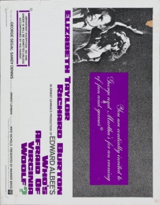 Who's Afraid of Virginia Woolf? movie poster (1966) tote bag