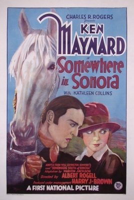 Somewhere in Sonora movie poster (1927) poster