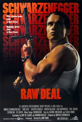 Raw Deal movie poster (1986) mouse pad