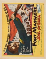 Fort Massacre movie poster (1958) Mouse Pad MOV_5cdb9614