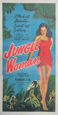Jungle Woman movie poster (1944) mouse pad