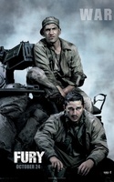 Fury movie poster (2014) Mouse Pad MOV_5ed5f73f