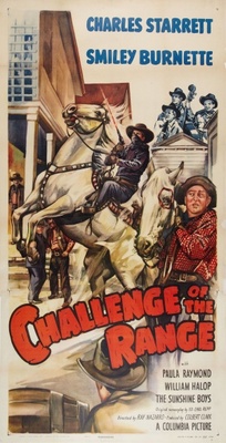 Challenge of the Range movie poster (1949) poster