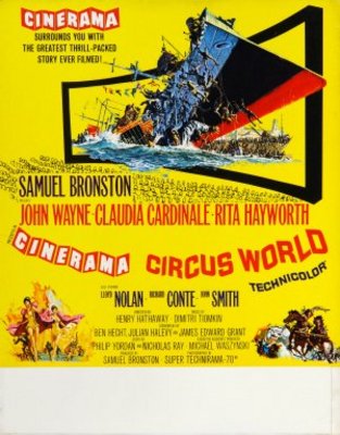 Circus World movie poster (1964) mug