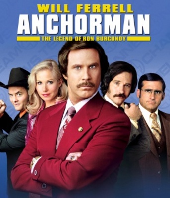 Anchorman: The Legend of Ron Burgundy movie poster (2004) tote bag