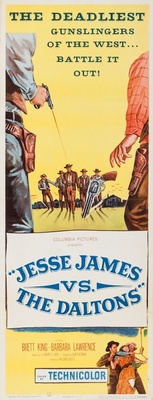 Jesse James vs. the Daltons movie poster (1954) poster