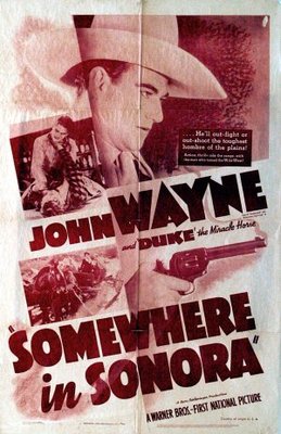 Somewhere in Sonora movie poster (1933) mouse pad