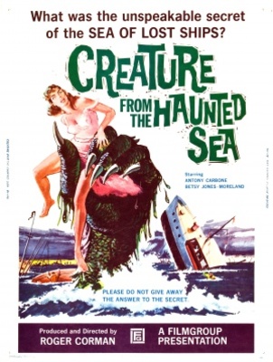 Creature from the Haunted Sea movie poster (1961) tote bag