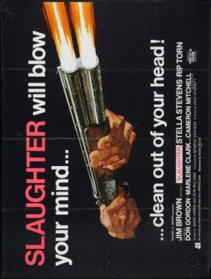 Slaughter movie poster (1972) poster