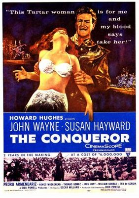 The Conqueror movie poster (1956) Longsleeve T-shirt