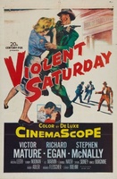 Violent Saturday movie poster (1955) Longsleeve T-shirt #731238
