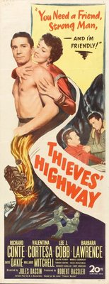 Thieves' Highway movie poster (1949) mouse pad