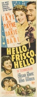 Hello Frisco, Hello movie poster (1943) Sweatshirt #735616